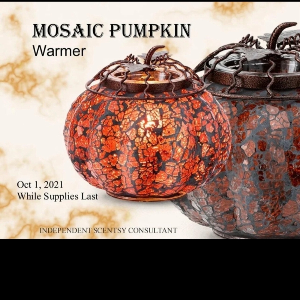 Scentsy Mosaic Pumpkin Warmer